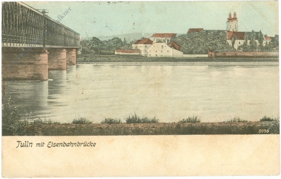 tulln, mit eisenbahnbrücke