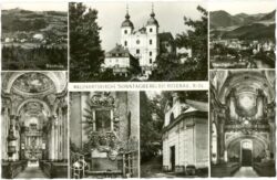sonntagberg, wallfahrtskirche multiansicht