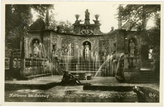 salzburg, schloss hellbrunn, ansicht