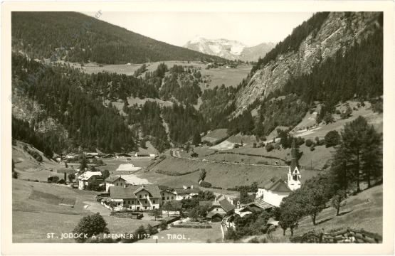st. jodock am brenner, ortsansicht