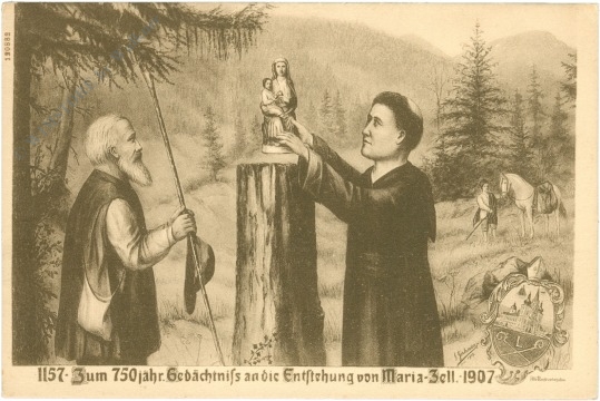 mariazell, zum 750. jährl. gedächtnis an die entstehung von mariazell 1907 mariazell, zum 750. jährl. gedächtnis an die entstehung von mariazell 1907