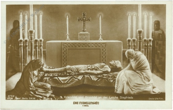 die nibelungen, teil i, kriemhild und brunhild an der leiche siegfrieds die nibelungen, teil i, kriemhild und brunhild an der leiche siegfrieds