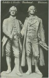 weimar, schiller und goethe denkmal