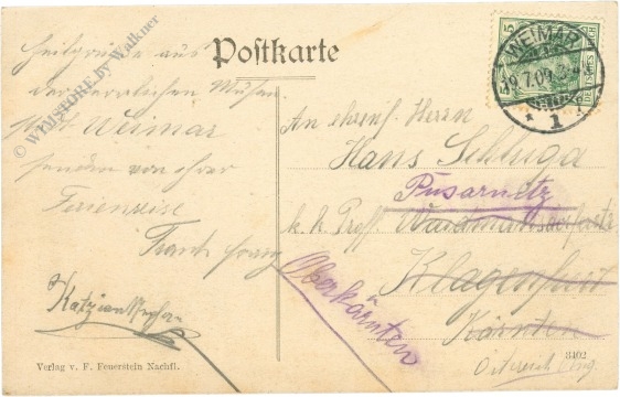 weimar, schiller und goethe denkmal