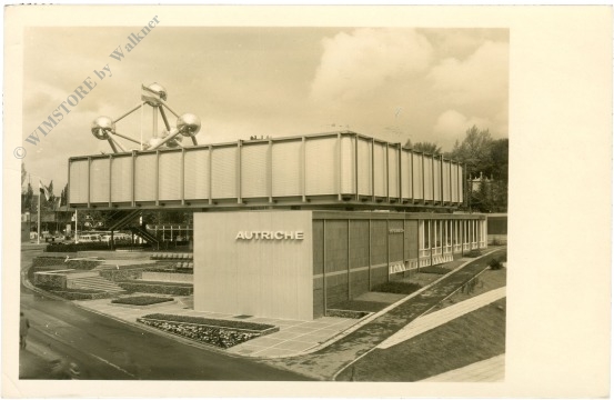 brüssel, weltausstellung 1958 Österr. pavillon