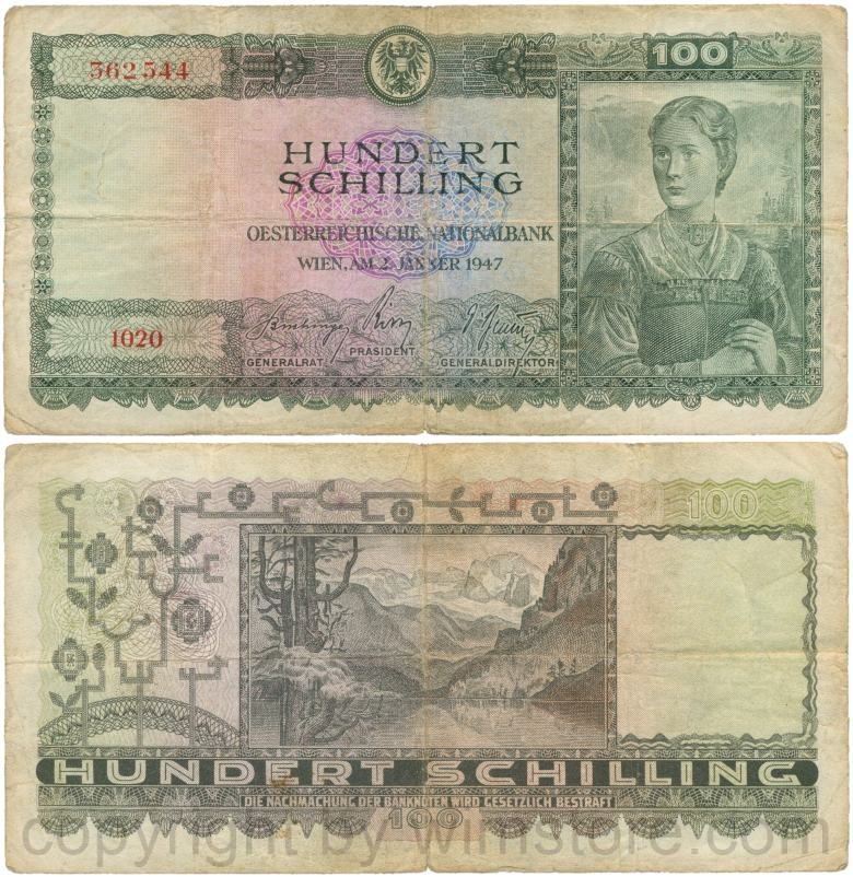 Österreich, 2. republik, p123, 20 schilling 1946; 5 (kopie)
