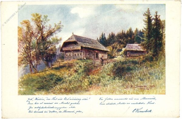 zieh, wanderer, den hut ... o. kernstock