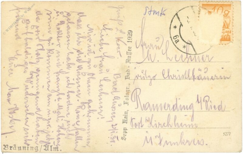 altaussee, bräuningalm