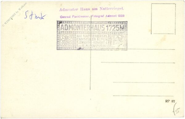 weng im gesäuse, admonter haus am natterriegel