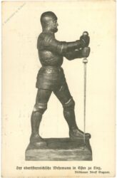der oberösterreichische wehrmann in eisen zu linz