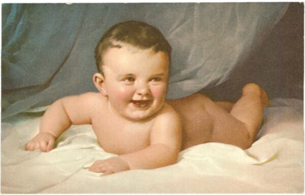 baby auf einer decke