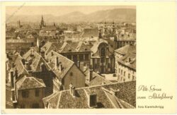 graz, alt graz vom schlossberg