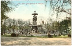 graz, franz josef brunnen im stadtpark