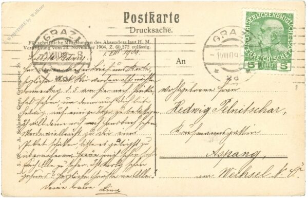 graz, franz josef brunnen im stadtpark