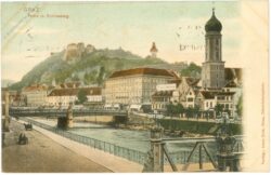 graz, partie mit schlossberg