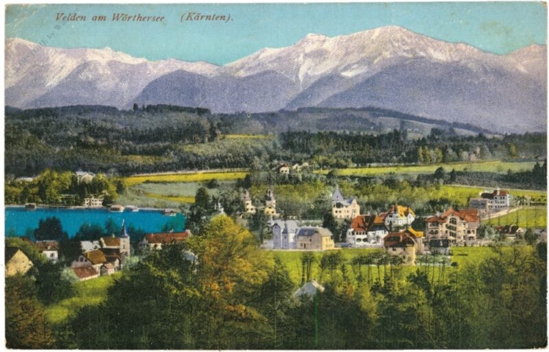 velden am wörthersee, ansicht velden am wörthersee, ansicht