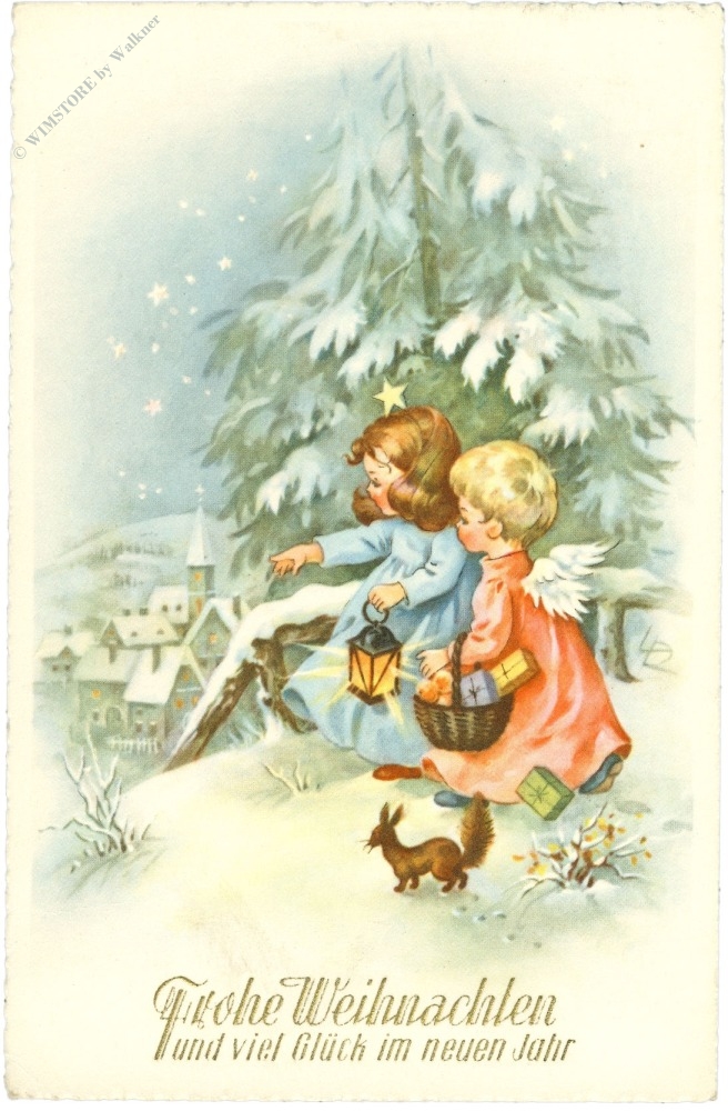 weihnachten, engerl blicken über den ort weihnachten, engerl blicken über den ort