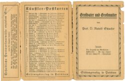 schäfer, prof. d. rudolf: grußvater und großmutter schäfer, prof. d. rudolf: grußvater und großmutter