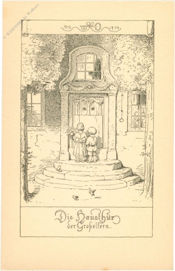 schäfer, prof. d. rudolf: grußvater und großmutter schäfer, prof. d. rudolf: grußvater und großmutter