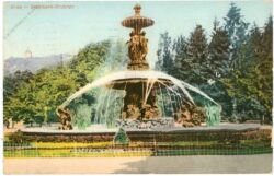 graz, stadtpark brunnen