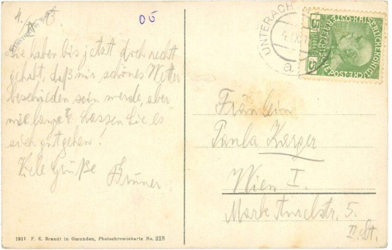 unterach am attersee, ansicht