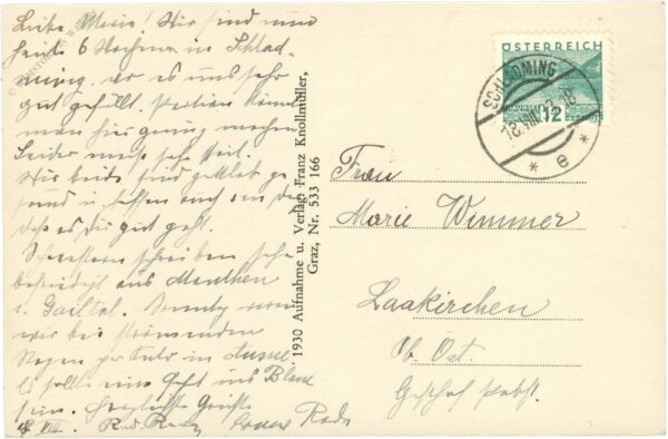 schladming, ortsansicht