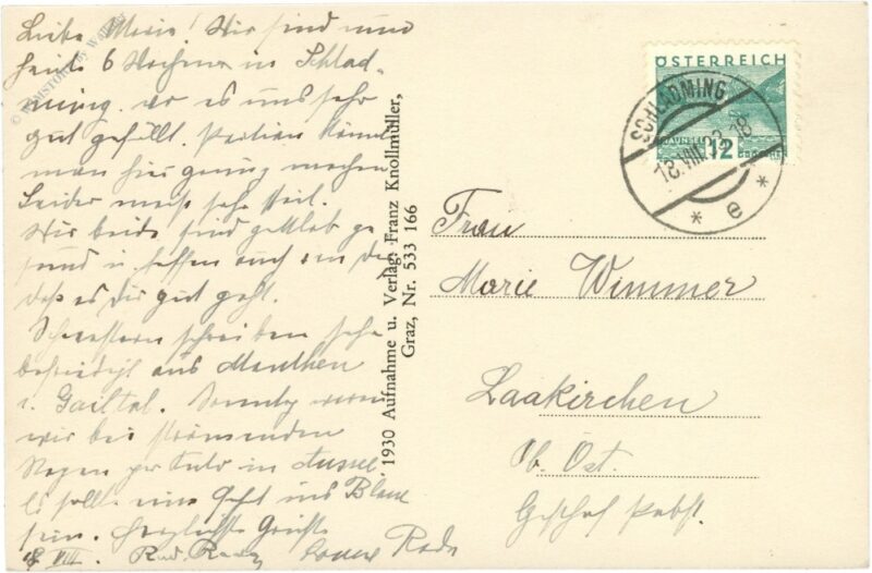 schladming, ortsansicht