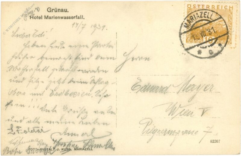 grünau, hotel marienwasserfall