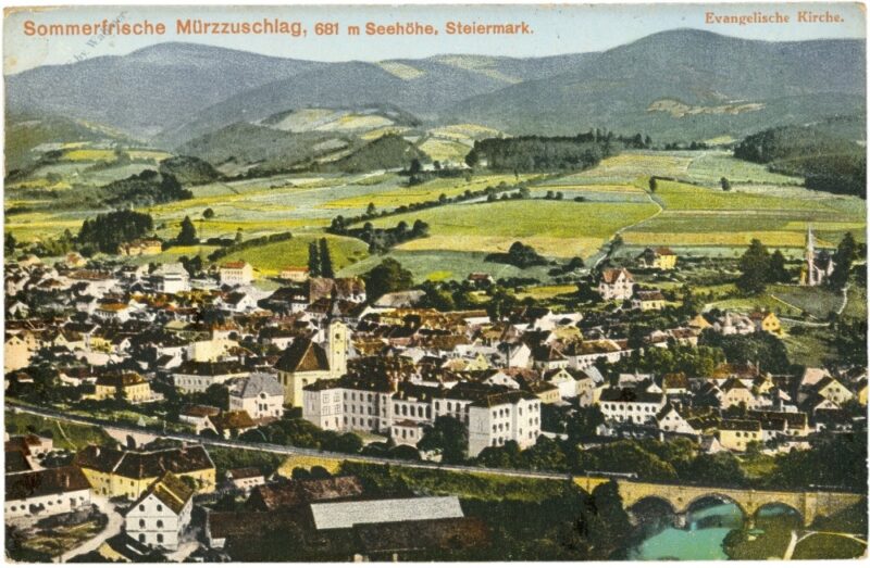 mürzzuschlag, ortsansicht