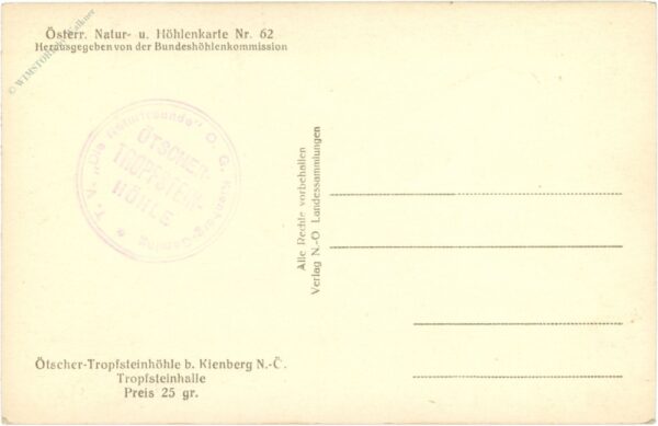 Ötscher, tropfsteinhöhle bei kienberg