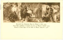 feuertod des johannes hus im bruel, 6. juli 1415