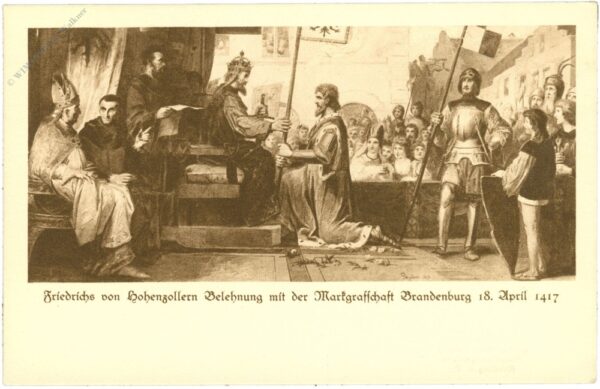 friedrichs von hohenzollern belehnung mit der markgrafschaft brandenburg