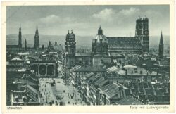 münchen, total mit ludwigstrasse