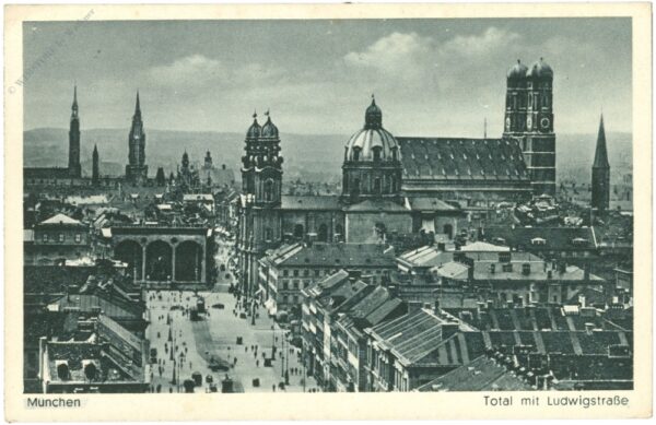 münchen, total mit ludwigstrasse