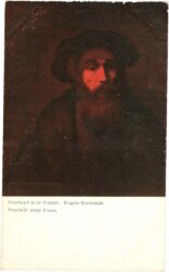 rembrandt, protrait eines rabbi