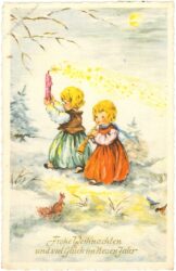 weihnachten, engel im wald