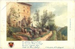 ein gärtlein liegt im zwinger...