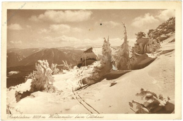 rax, raxplateau, wintermotiv beim ottohaus