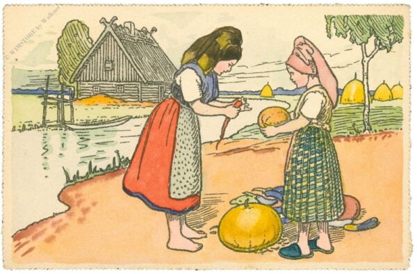 frauen bei der gemüseernte