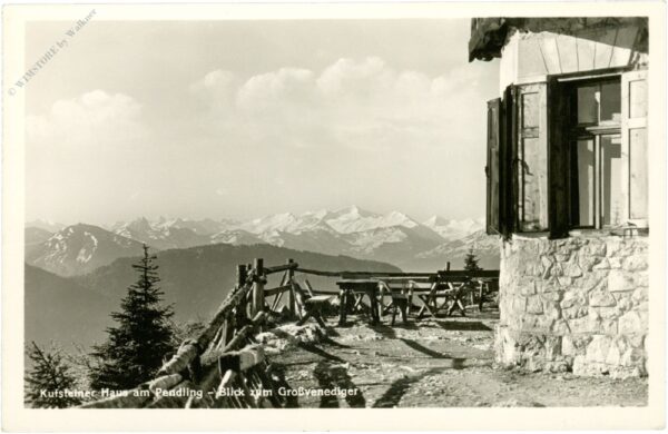 langkampfen, kufsteinerhaus am pendling blick zum großvenediger