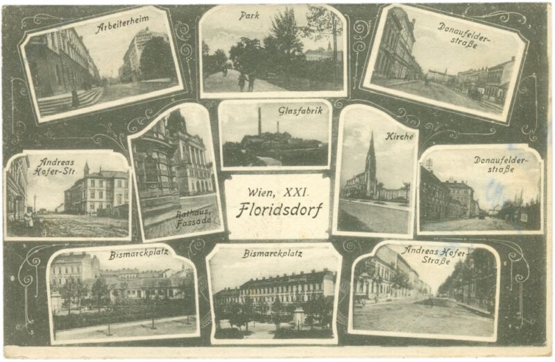 wien 21, multiansicht floridsdorf