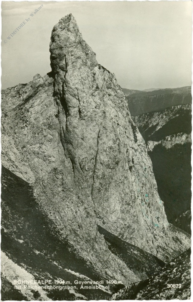 schneealpe, geyerwandl, mit reichenschöngraben, ameisbühel