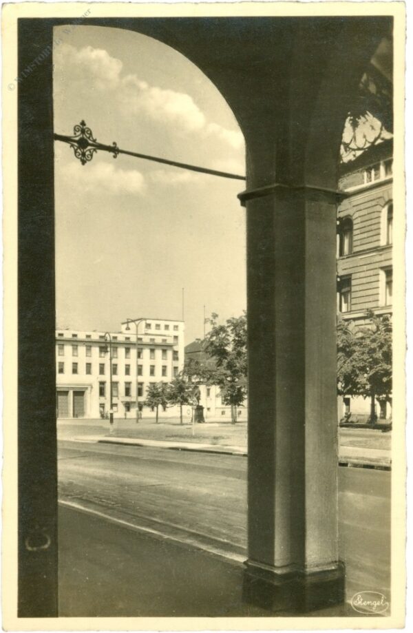 berlin, blick vom kaiserhof zur reichskanzlei