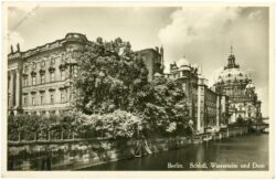 berlin, schloss, wasserseite und dom
