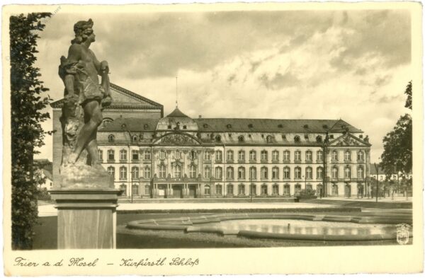 trier an der mosel, kurfürstl. schloss