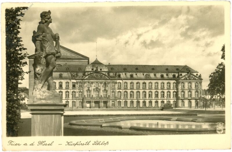 trier an der mosel, kurfürstl. schloss