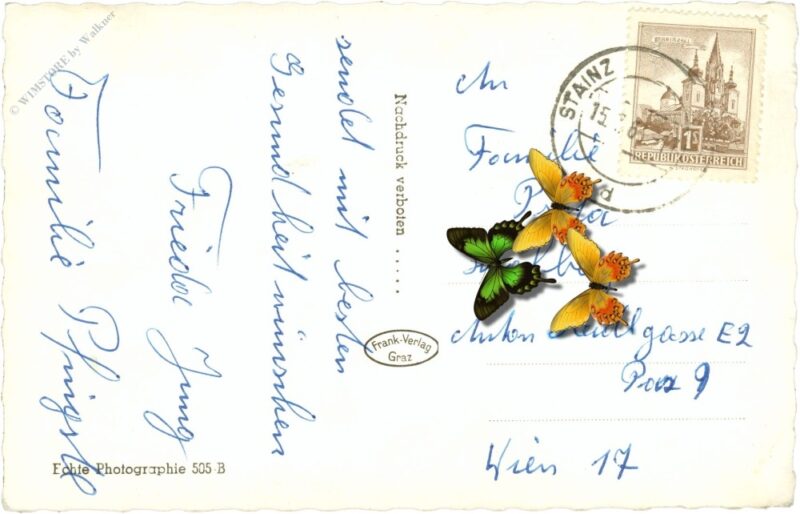 stainz, gruss aus, ortsansicht