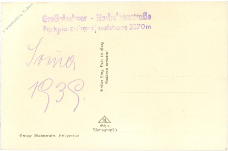 großglockner, hochalpenstrasse, parkplatz roßdach mit großglockner