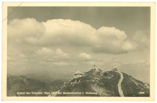 villach, villacher alpe, wetterstation