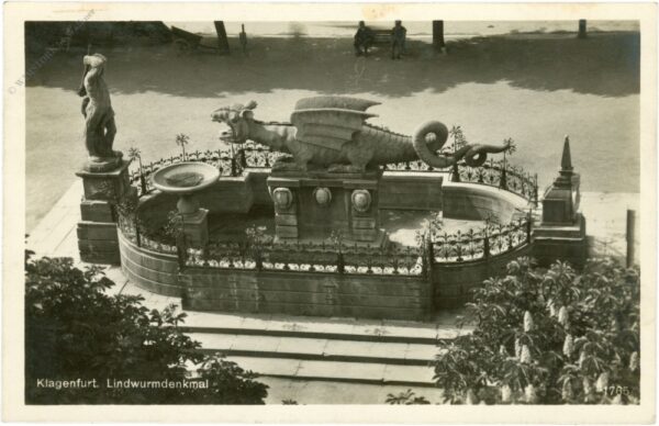 klagenfurt, lindwurmdenkmal
